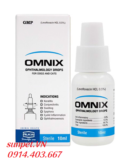 Thuốc nhỏ mắt Omnix thuốc nhỏ mắt Omnix 10g