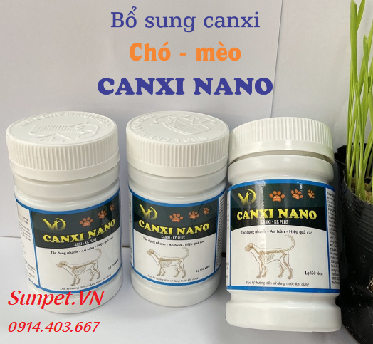 Thuốc canxi Nano dành cho chó Thuốc canxi Nano dành cho chó